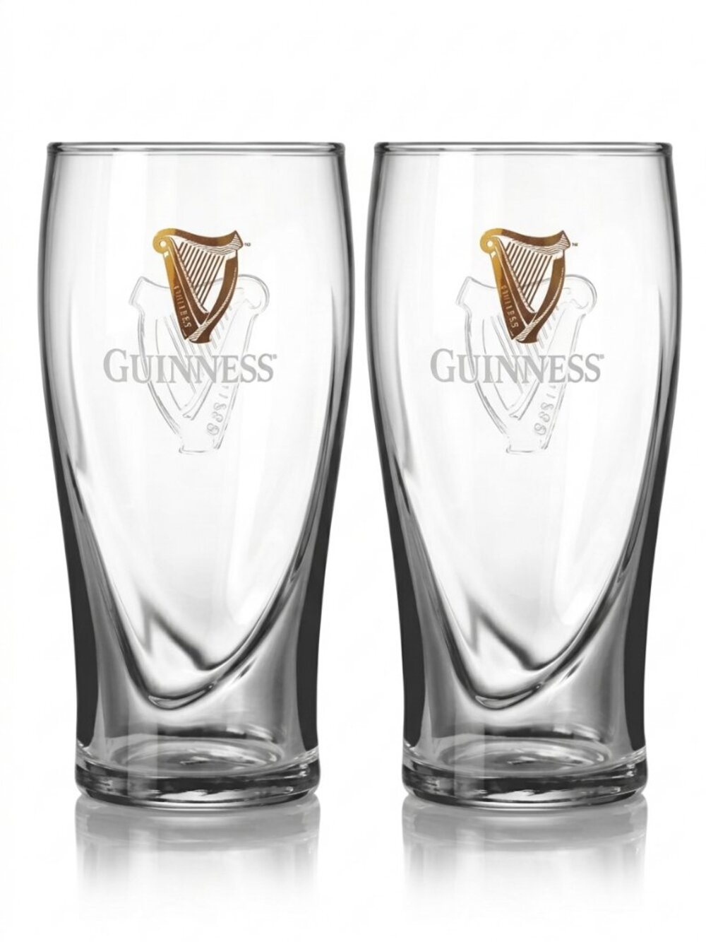 Guinness Ireland Pint Beer Glasses Set of 2